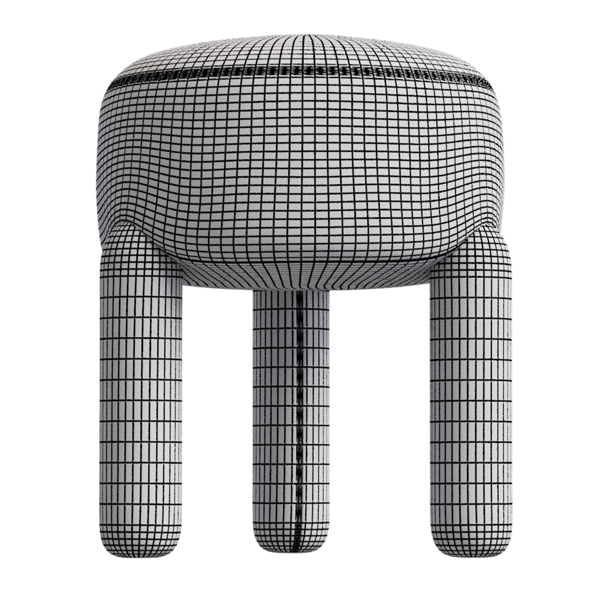 Pouf Gino By Meridiani 3D model_4