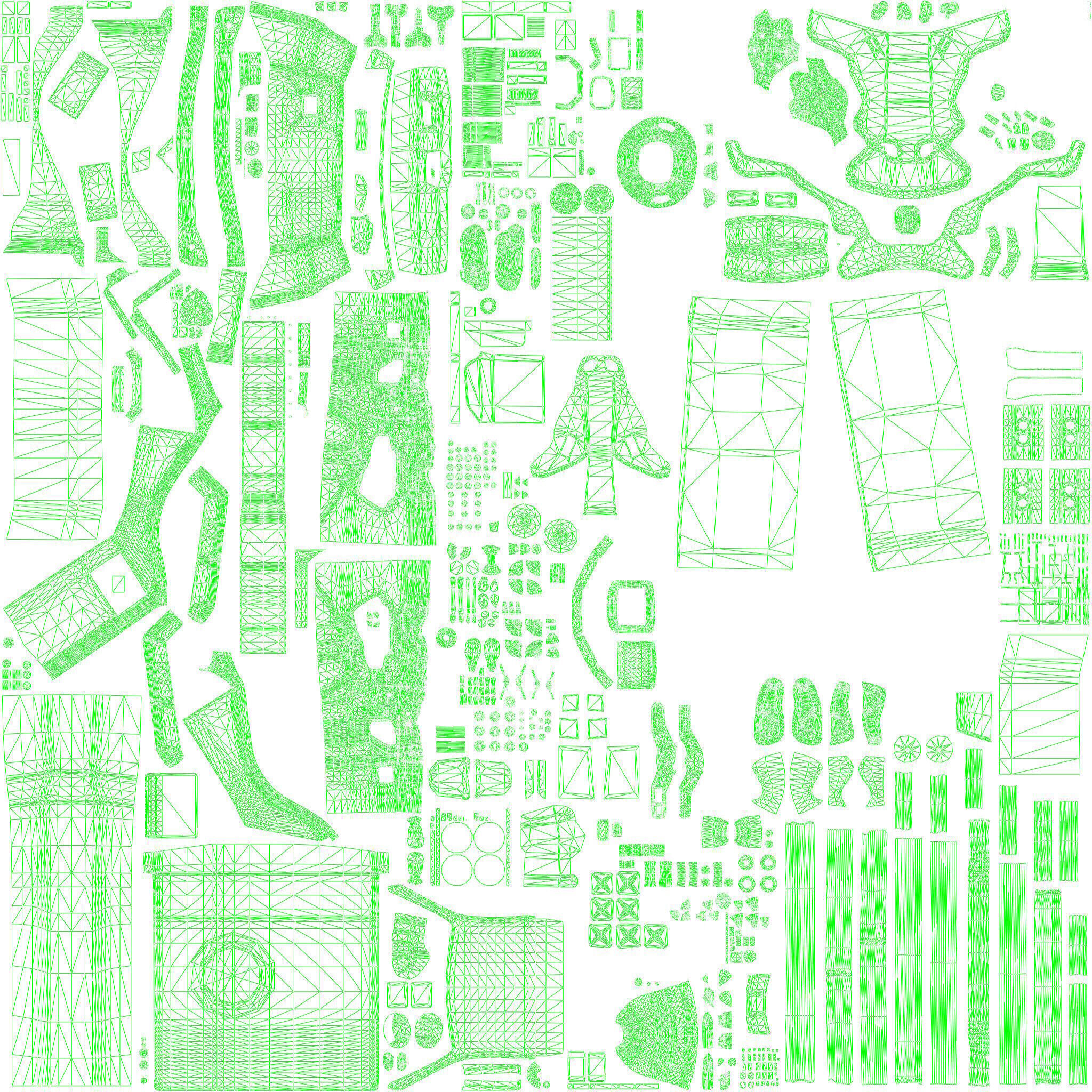 Generic Race Car Interior Based on GT3 and GT300 Low-poly 3D model_12