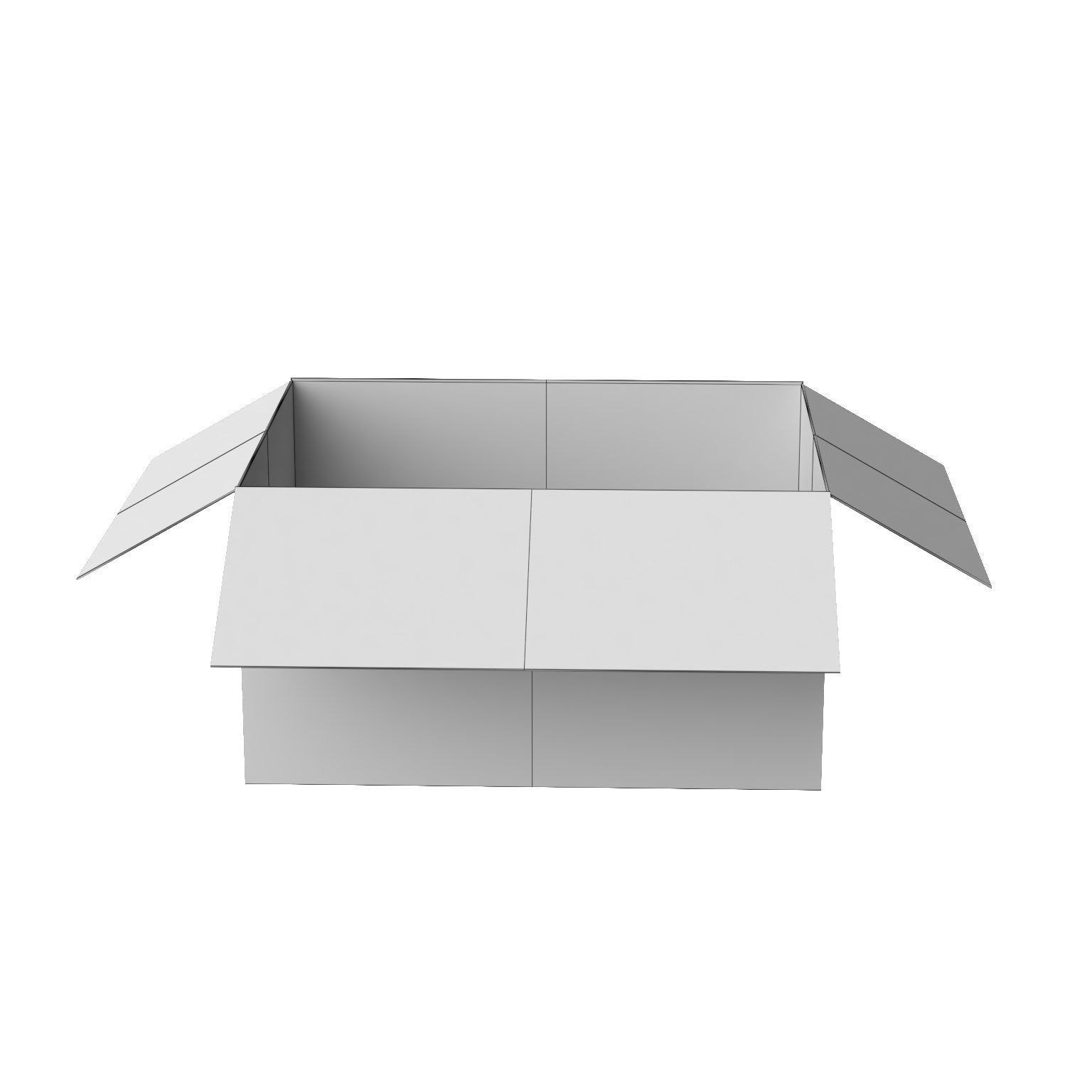 Amazon box 2J PBR 02 Low-poly 3D model_19