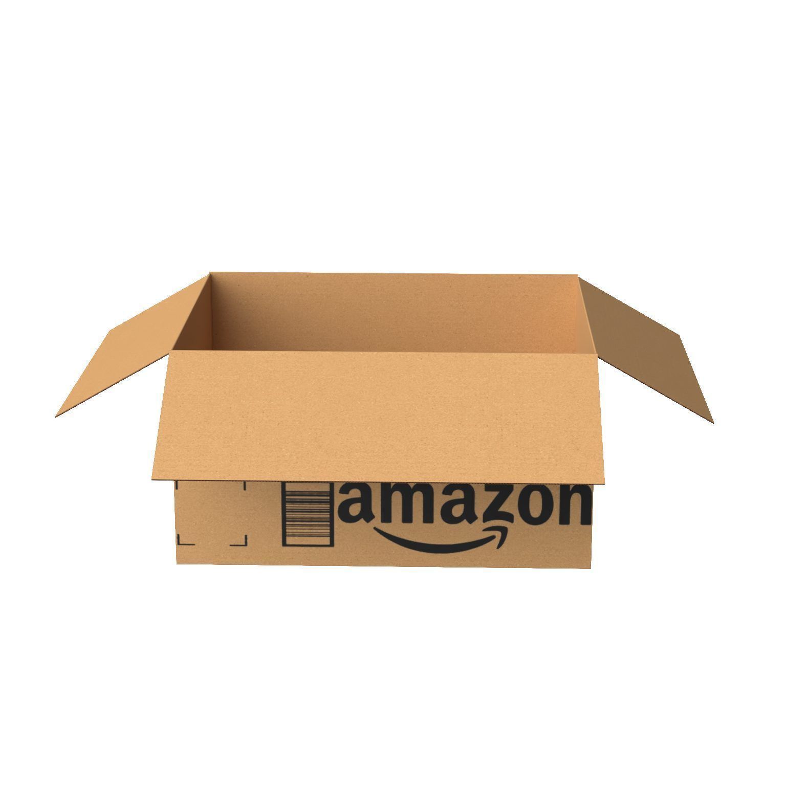 Amazon box 2J PBR 02 Low-poly 3D model_13