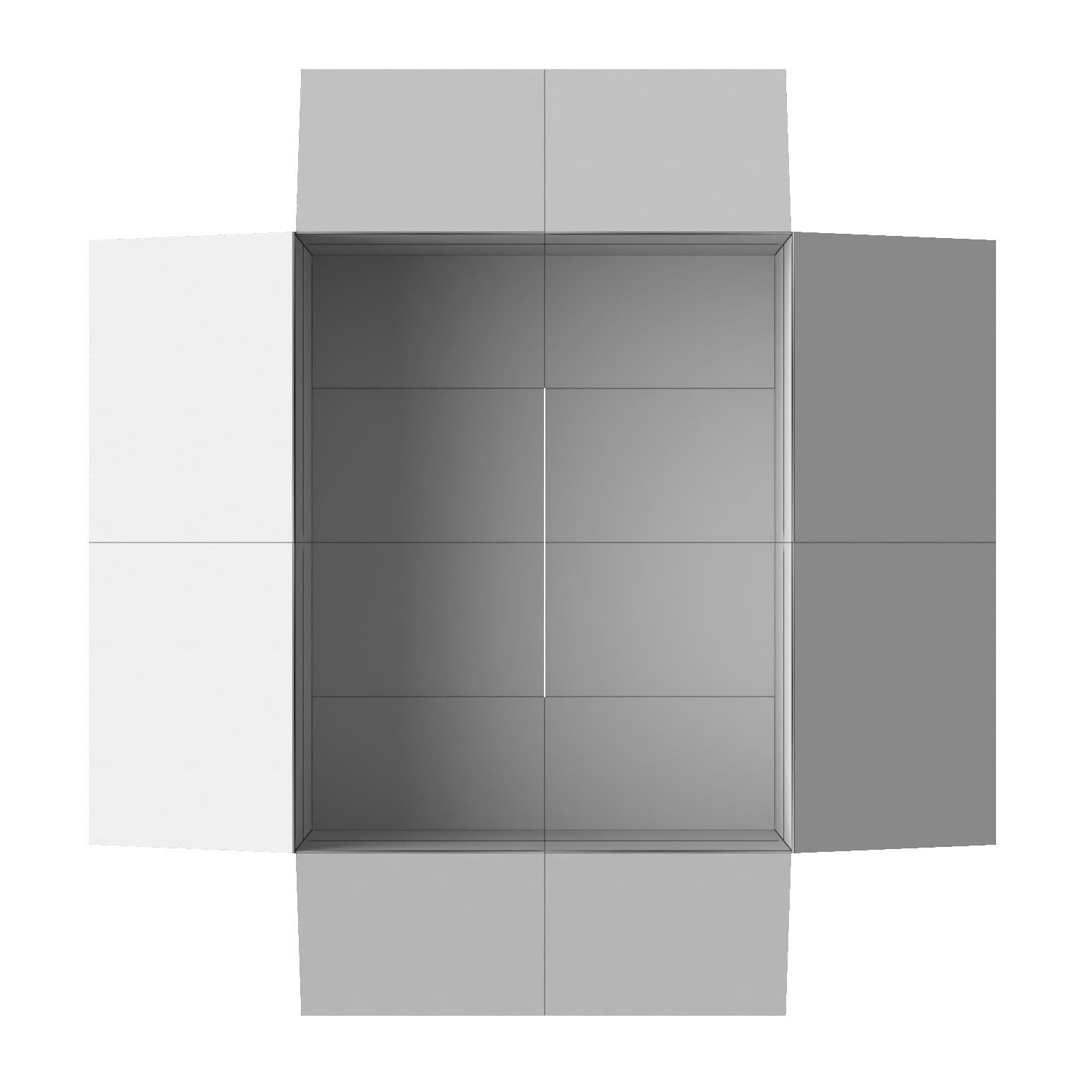 Amazon box 2J PBR 02 Low-poly 3D model_23