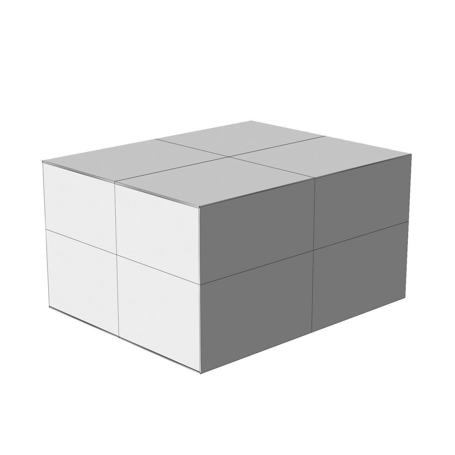 Amazon box 2J PBR 02 Low-poly 3D model_24
