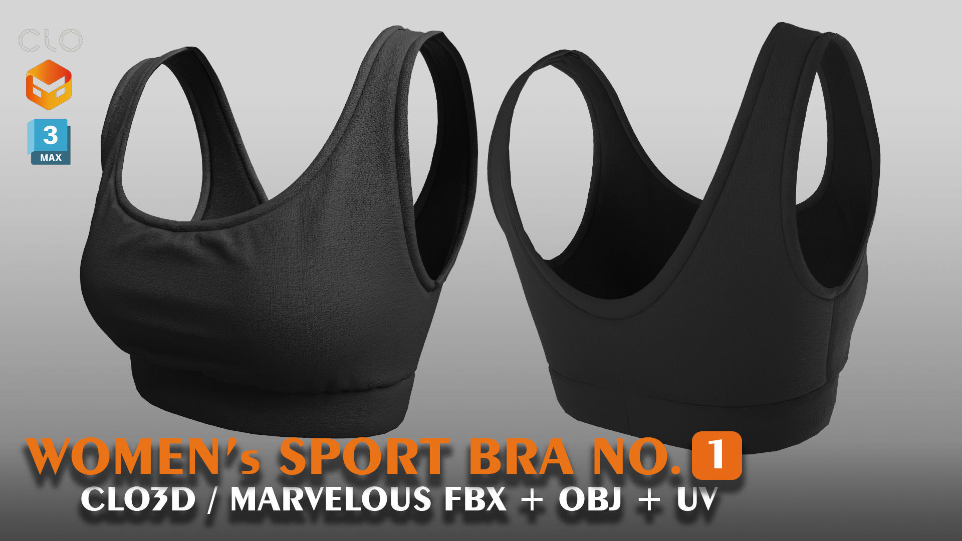 10 SPORT BRA 3dmodel 3D model_1