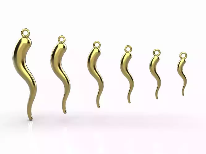 Italian horn pendant