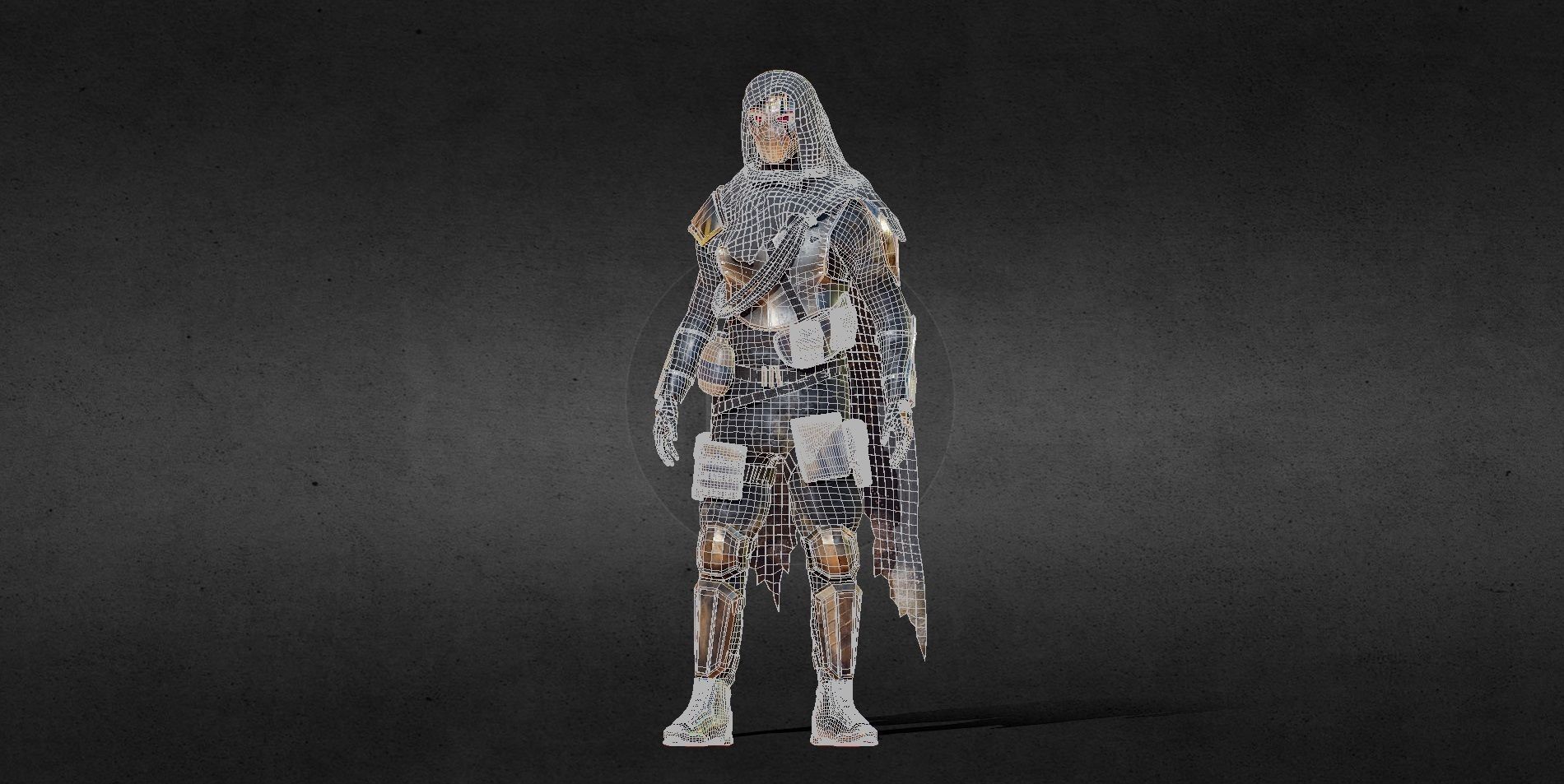 Ghost Animated Low-poly 3D model_2