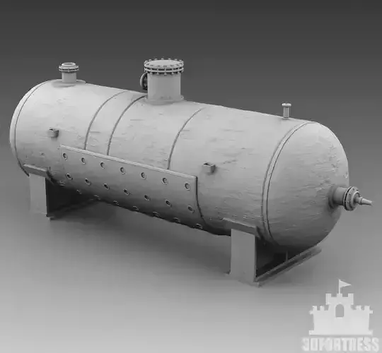Gas Holder 3D print model
