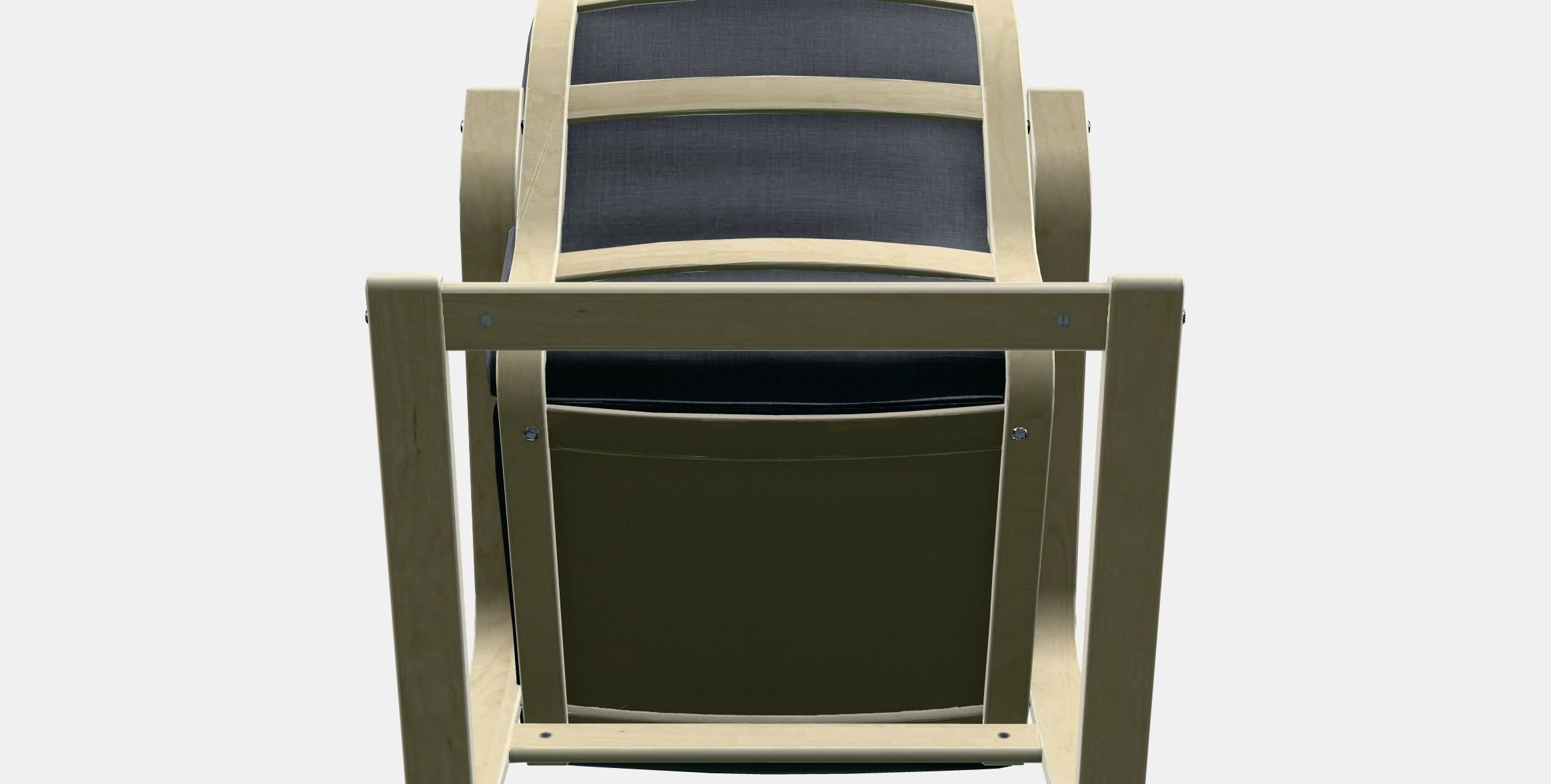 POANG Armchair 12 Low-poly 3D model_6