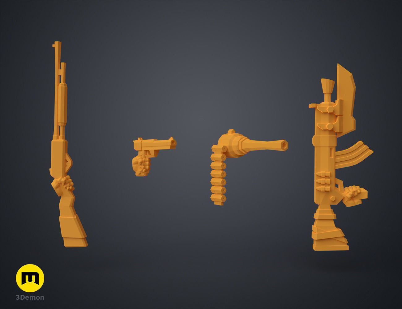 Magnetic DnD - Postapocalyptic Pack 3D print model_30