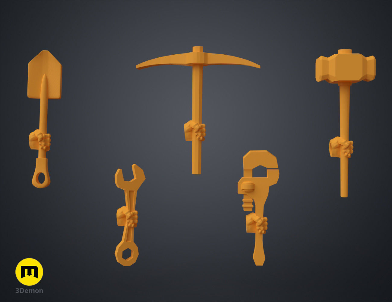 Magnetic DnD - Postapocalyptic Pack 3D print model_32