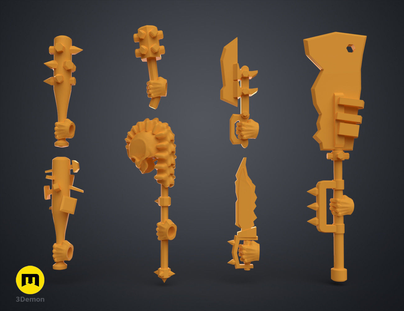 Magnetic DnD - Postapocalyptic Pack 3D print model_37