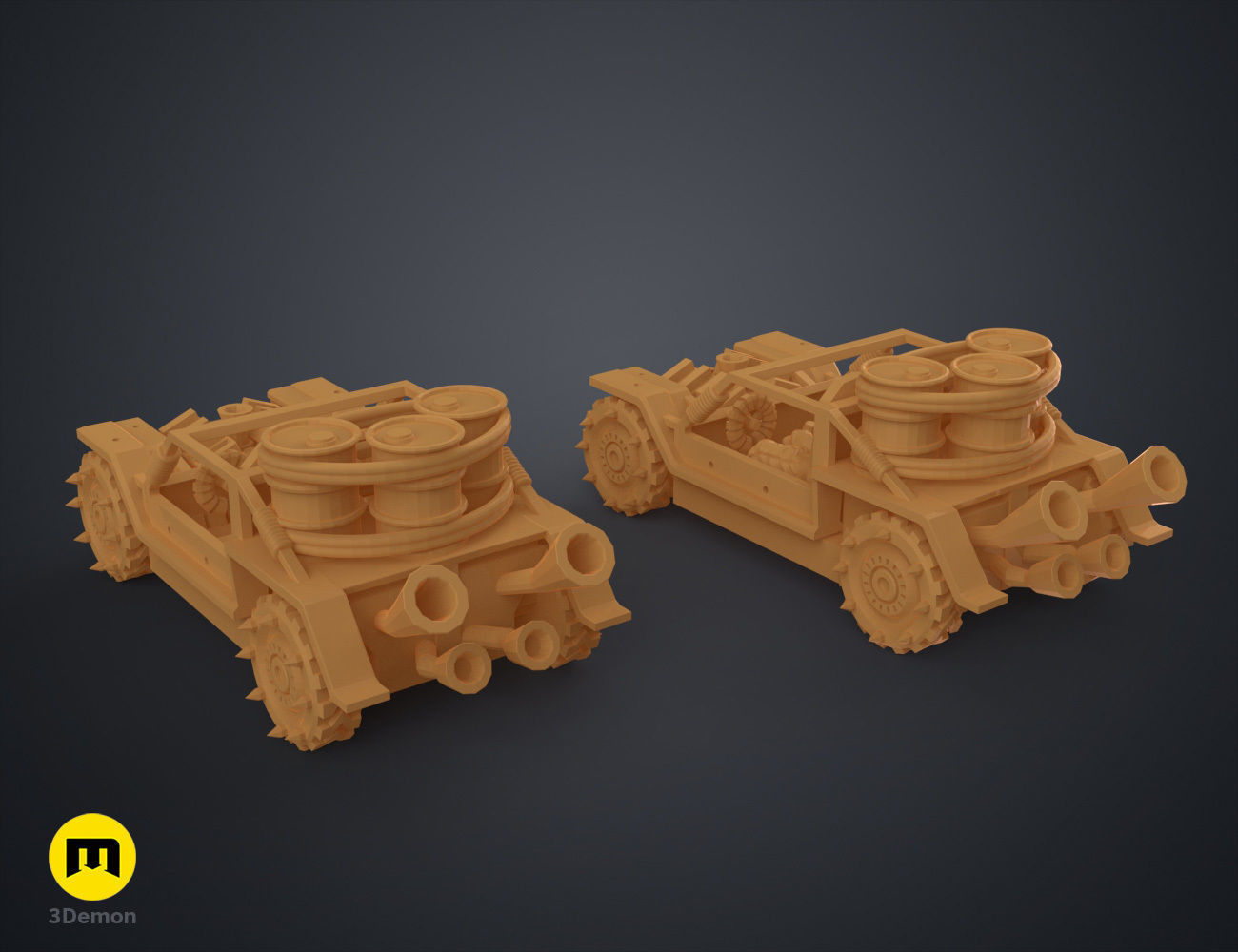 Magnetic DnD - Postapocalyptic Pack 3D print model_41