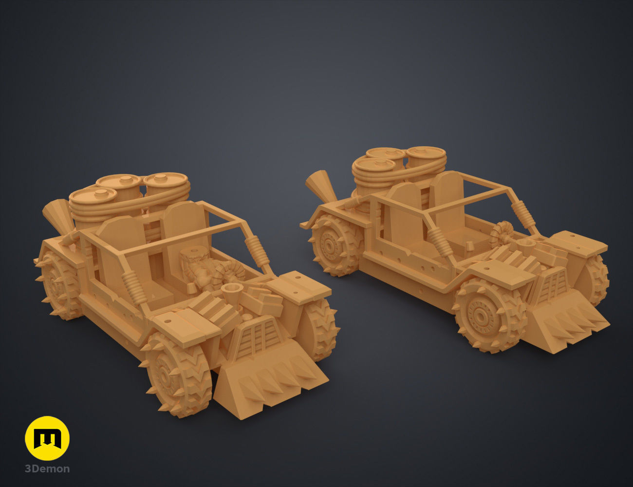 Magnetic DnD - Postapocalyptic Pack 3D print model_40