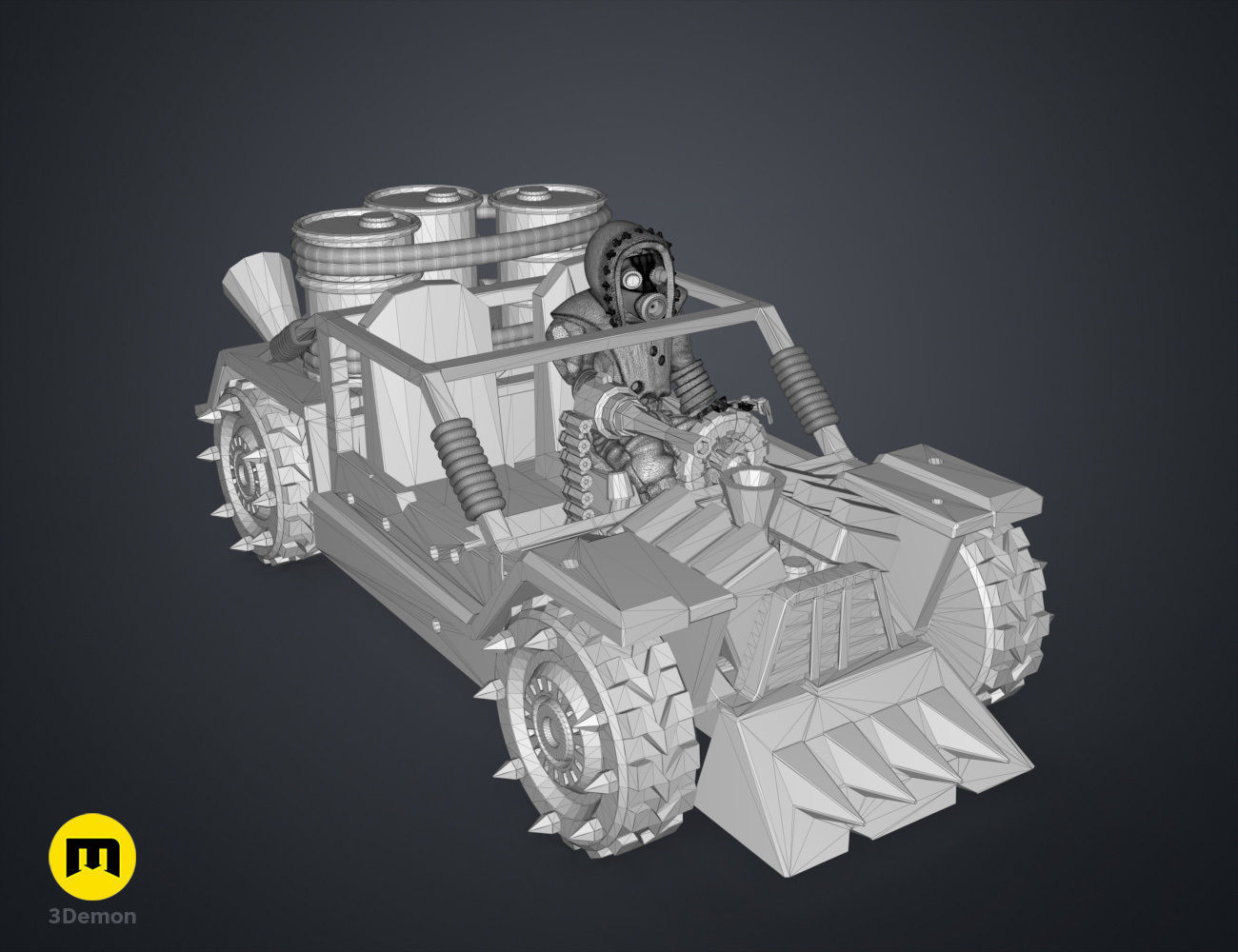 Magnetic DnD - Postapocalyptic Pack 3D print model_53