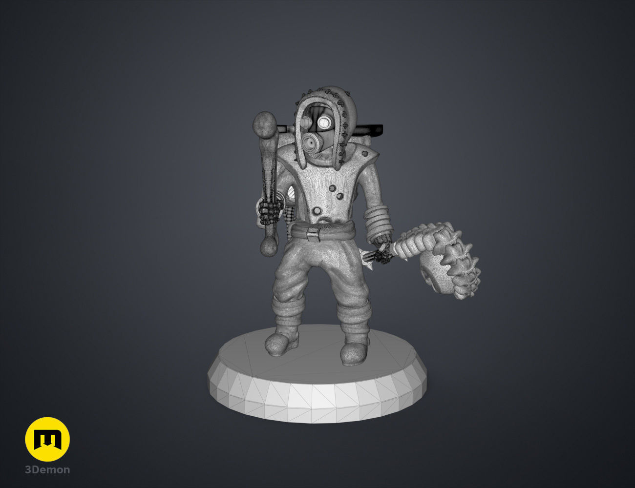 Magnetic DnD - Postapocalyptic Pack 3D print model_22