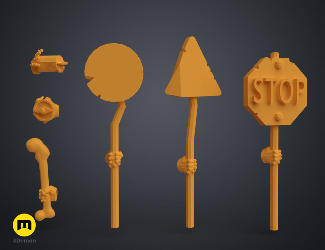 Magnetic DnD - Postapocalyptic Pack 3D print model_34