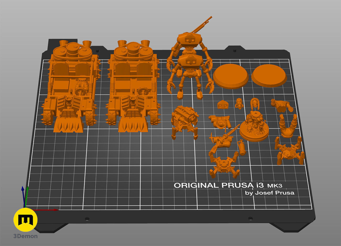 Magnetic DnD - Postapocalyptic Pack 3D print model_6