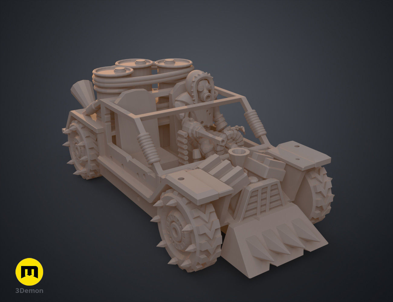 Magnetic DnD - Postapocalyptic Pack 3D print model_52