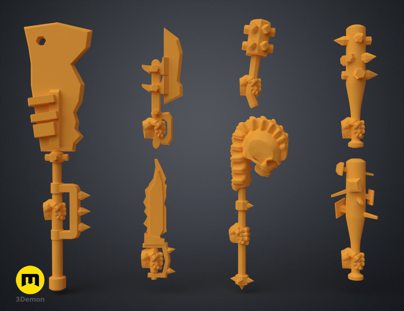 Magnetic DnD - Postapocalyptic Pack 3D print model_36