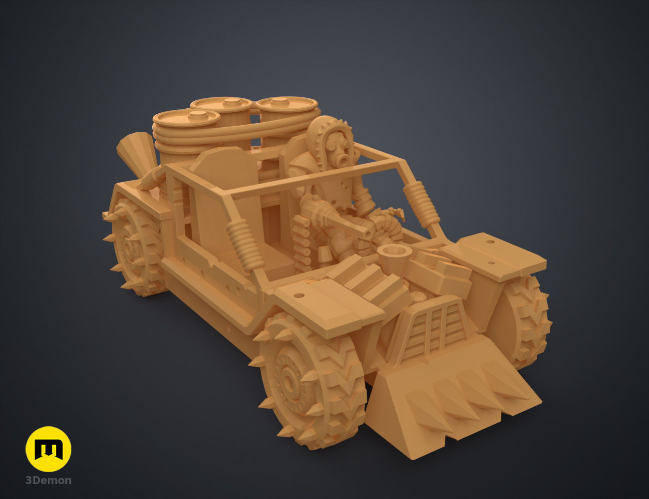 Magnetic DnD - Postapocalyptic Pack 3D print model_51