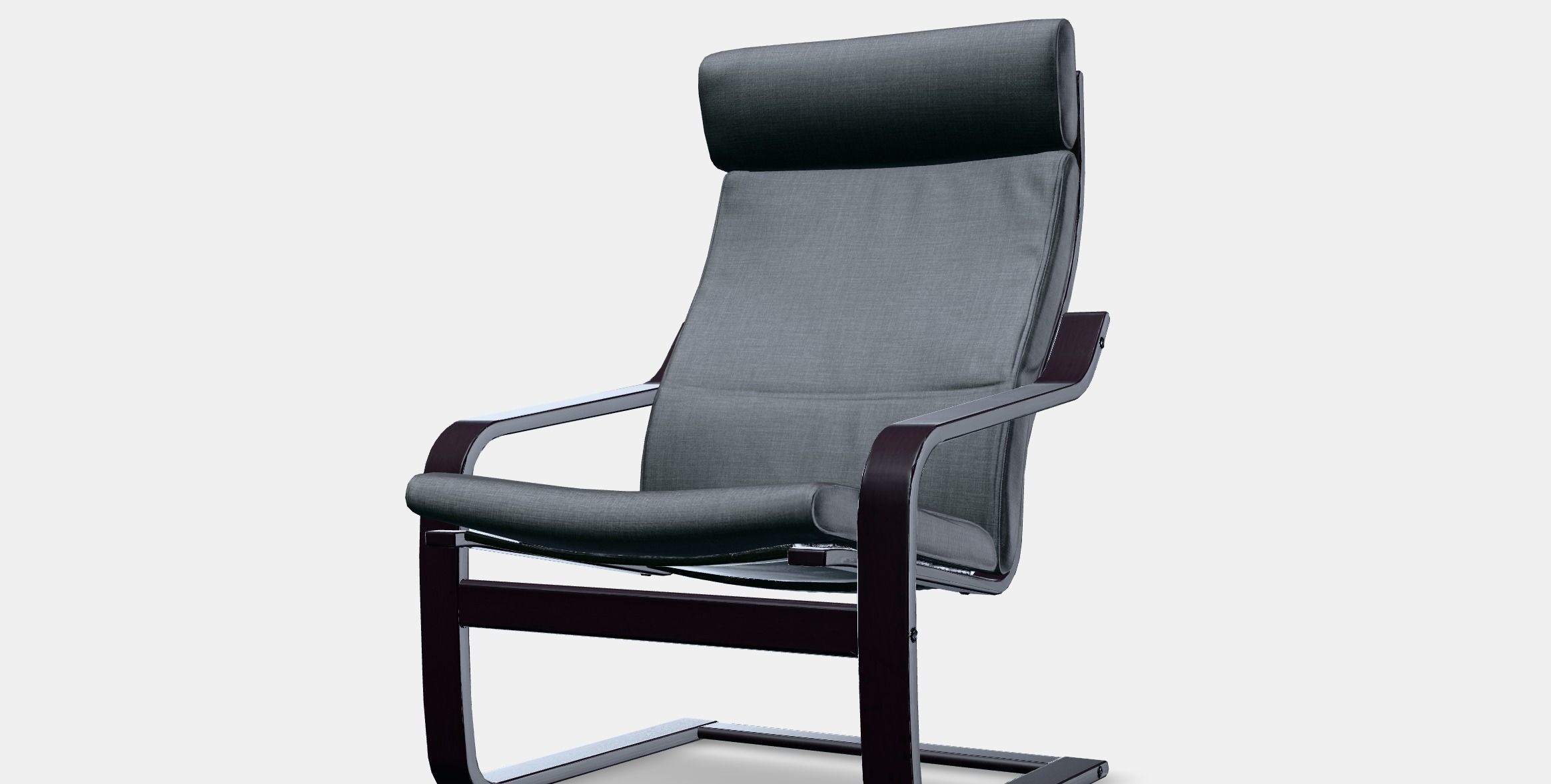 POANG Armchair 14 Low-poly 3D model_13