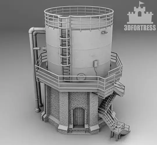 Big water tank 3D print model