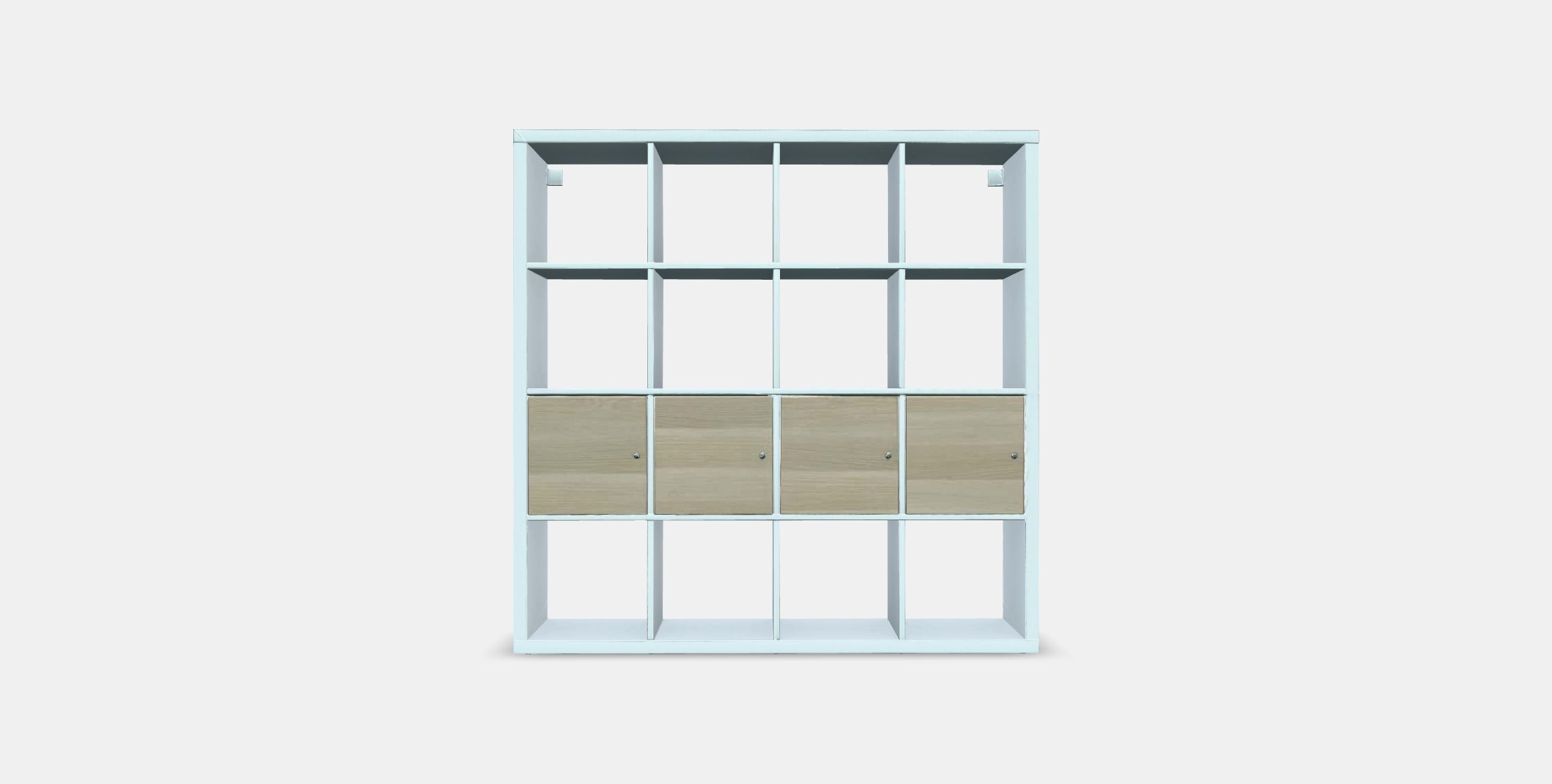 KALLAX Shelving unit with 4 inserts 6 Low-poly 3D model_10