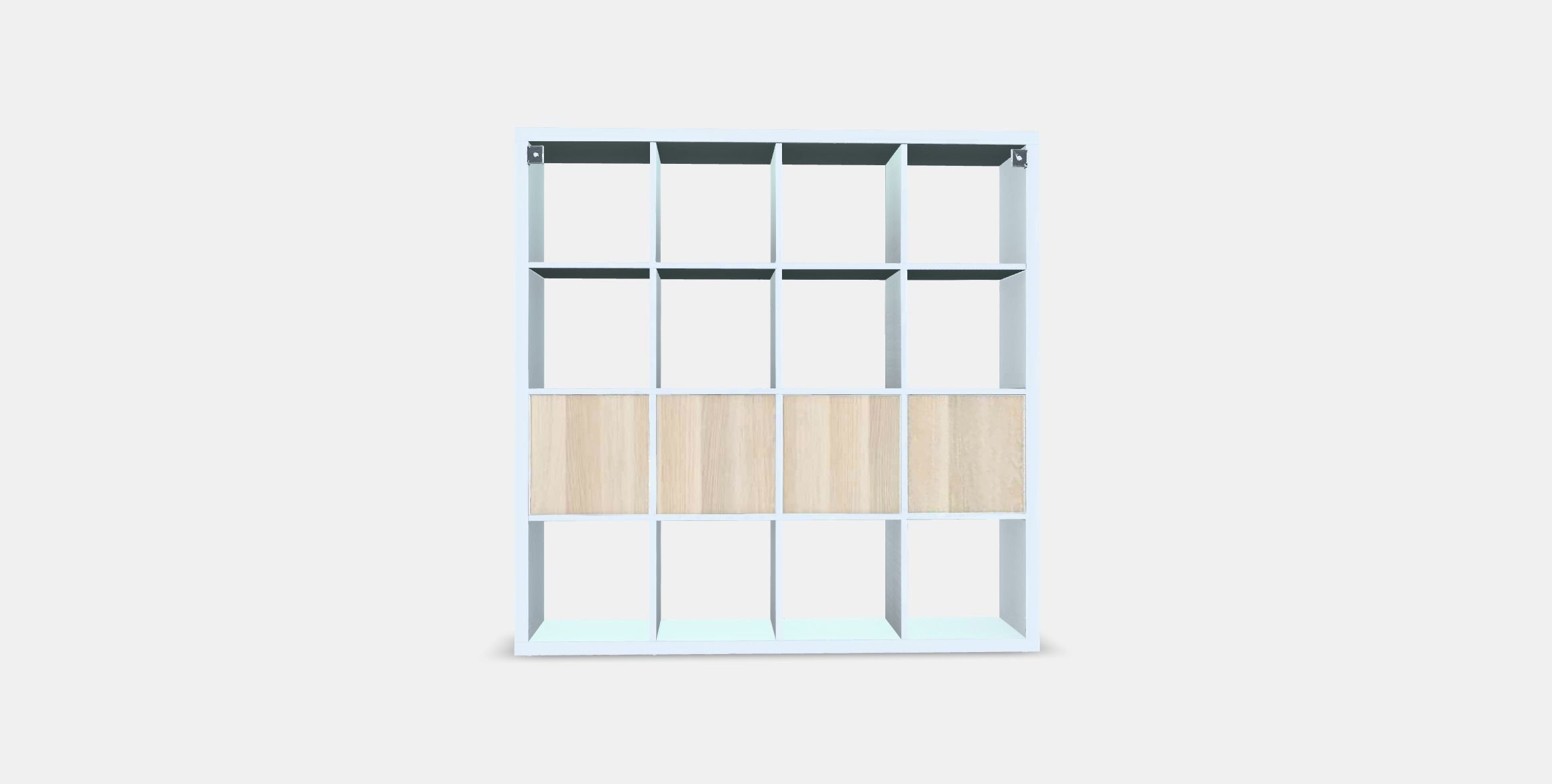 KALLAX Shelving unit with 4 inserts 6 Low-poly 3D model_14