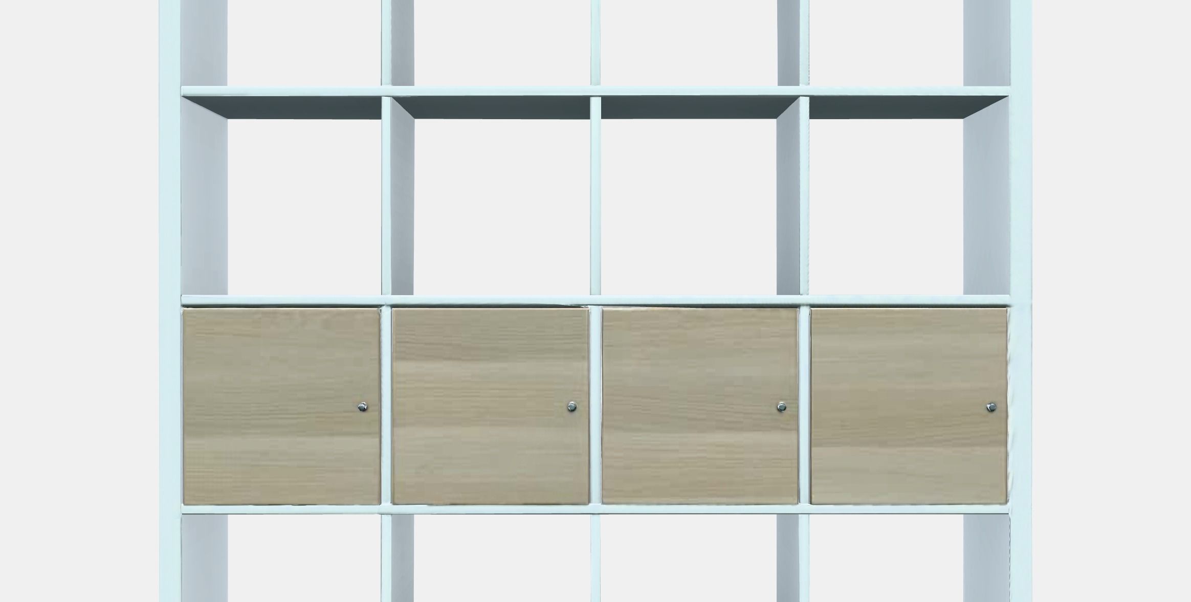 KALLAX Shelving unit with 4 inserts 6 Low-poly 3D model_11