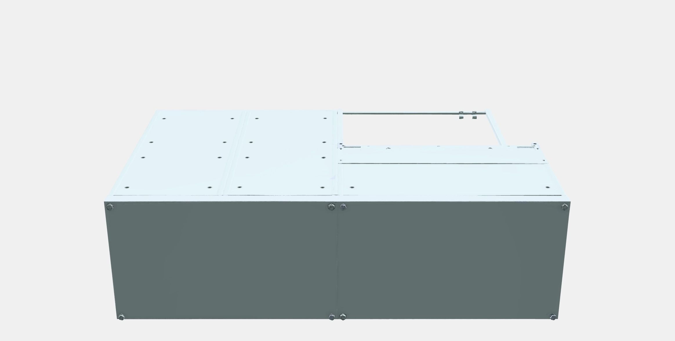 NORDLI Chest of 8 drawers 1 Low-poly 3D model_8