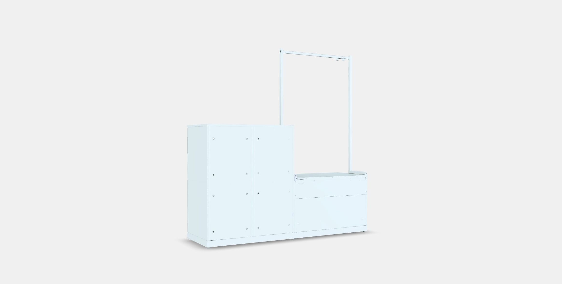 NORDLI Chest of 8 drawers 1 Low-poly 3D model_16