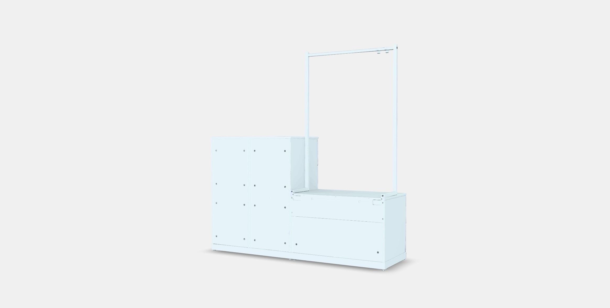 NORDLI Chest of 8 drawers 1 Low-poly 3D model_5