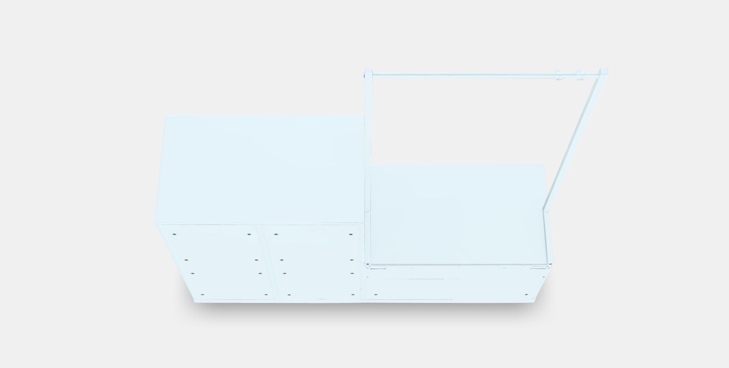 NORDLI Chest of 8 drawers 1 Low-poly 3D model_4