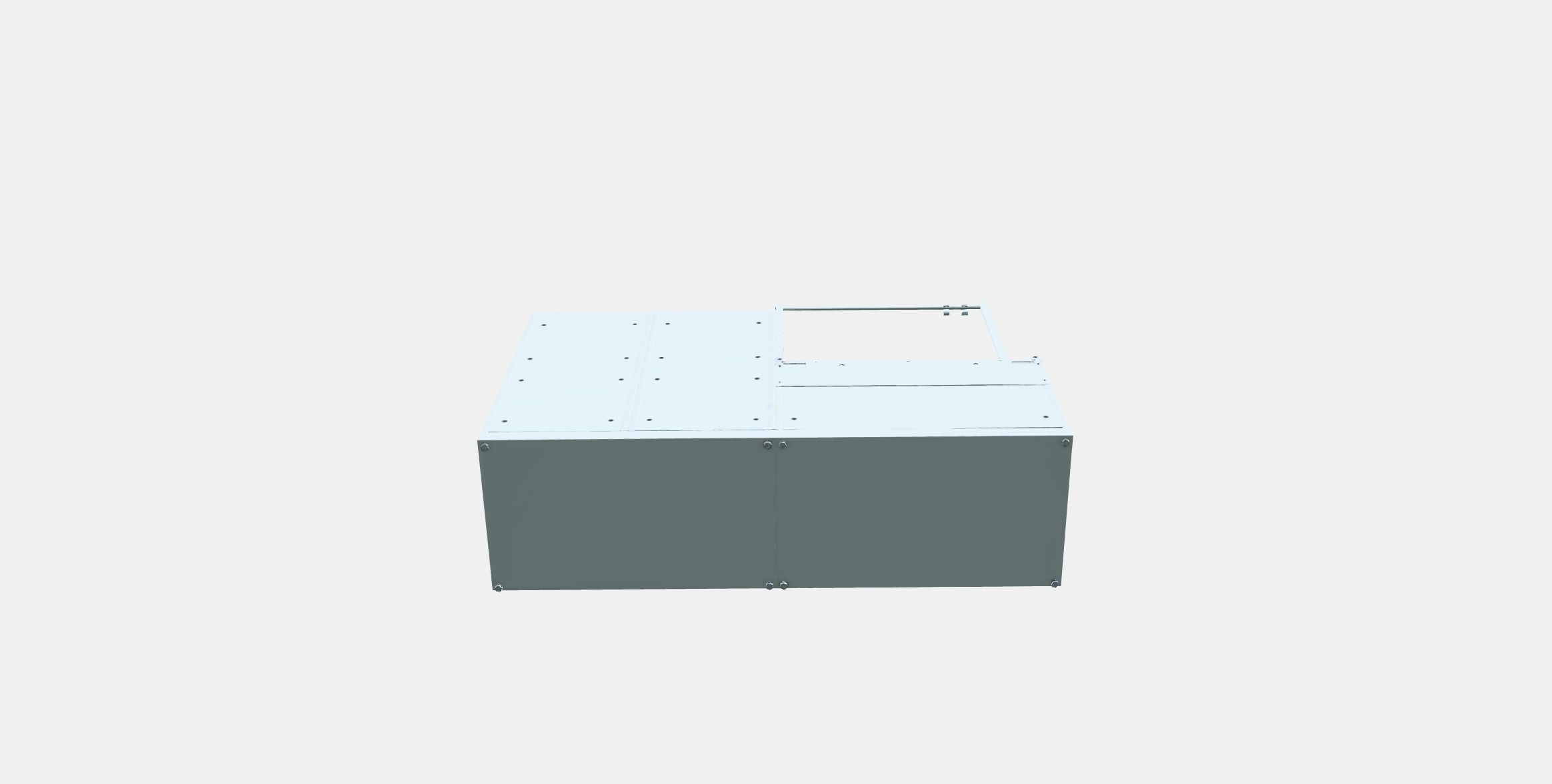 NORDLI Chest of 8 drawers 1 Low-poly 3D model_7