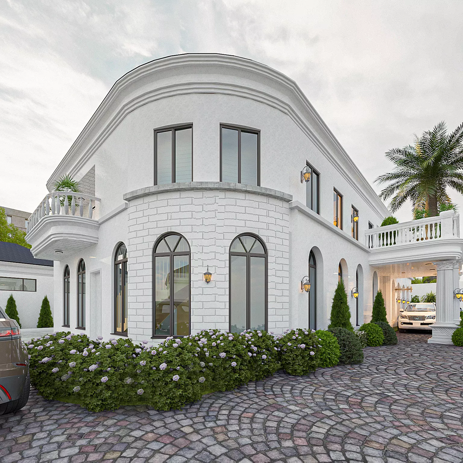 neo classical 3d model building  3D model_0