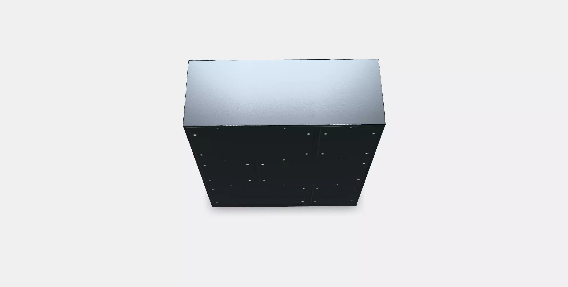 NORDLI Chest of 12 drawers 2 Low-poly 3D model_0