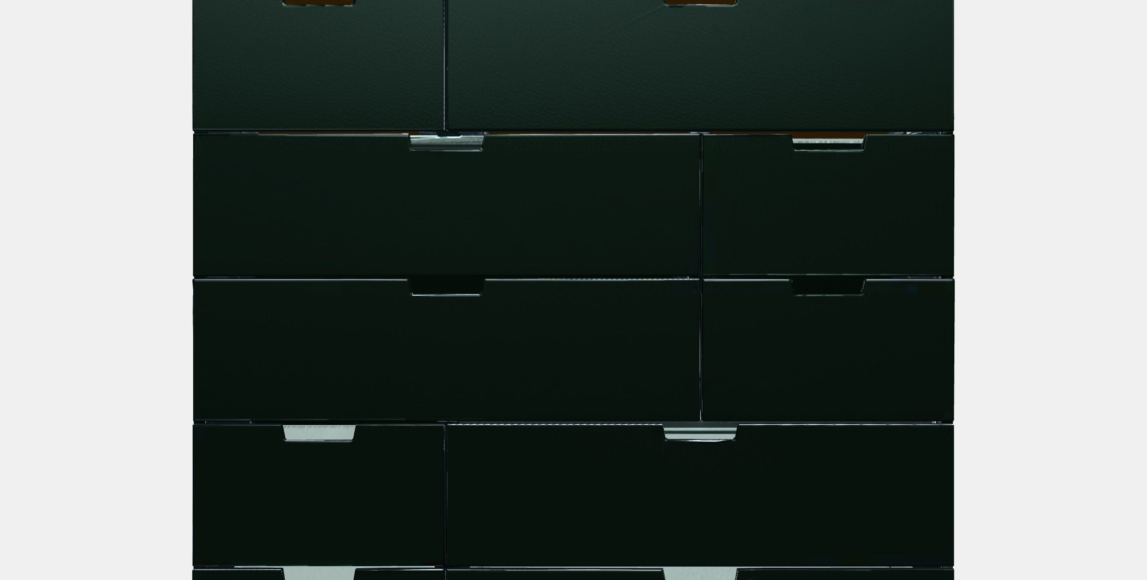 NORDLI Chest of 12 drawers 2 Low-poly 3D model_11