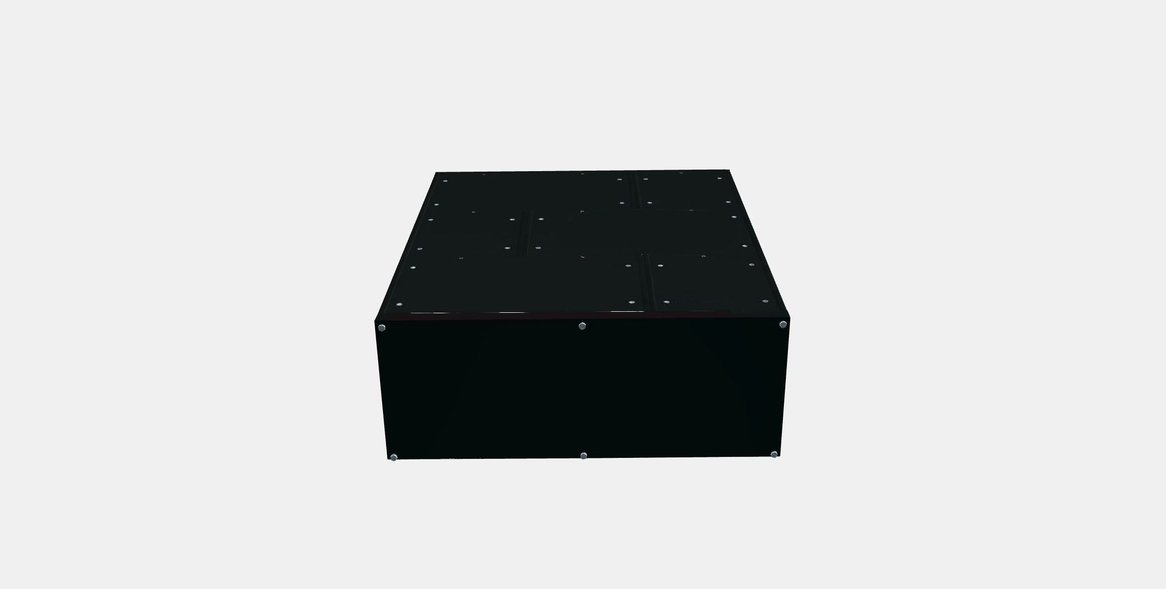 NORDLI Chest of 12 drawers 2 Low-poly 3D model_6