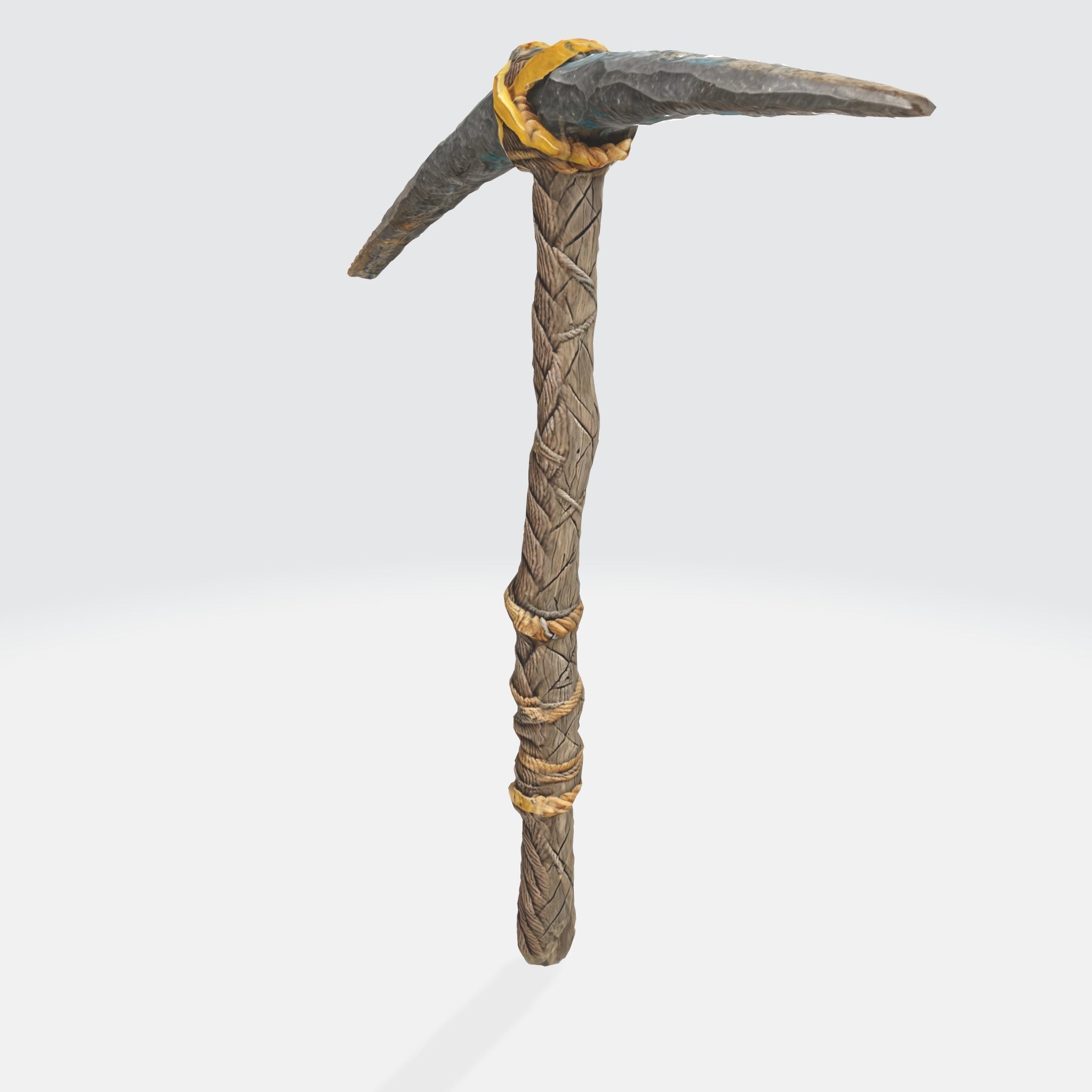 primitive pickaxe 3D model_4