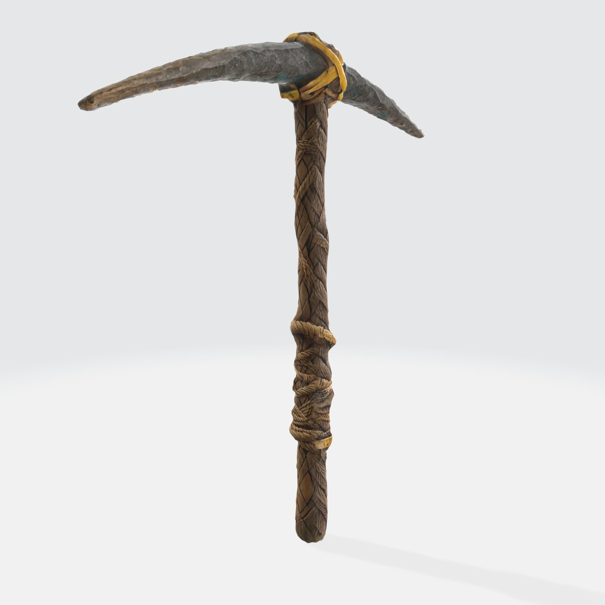 primitive pickaxe 3D model_3