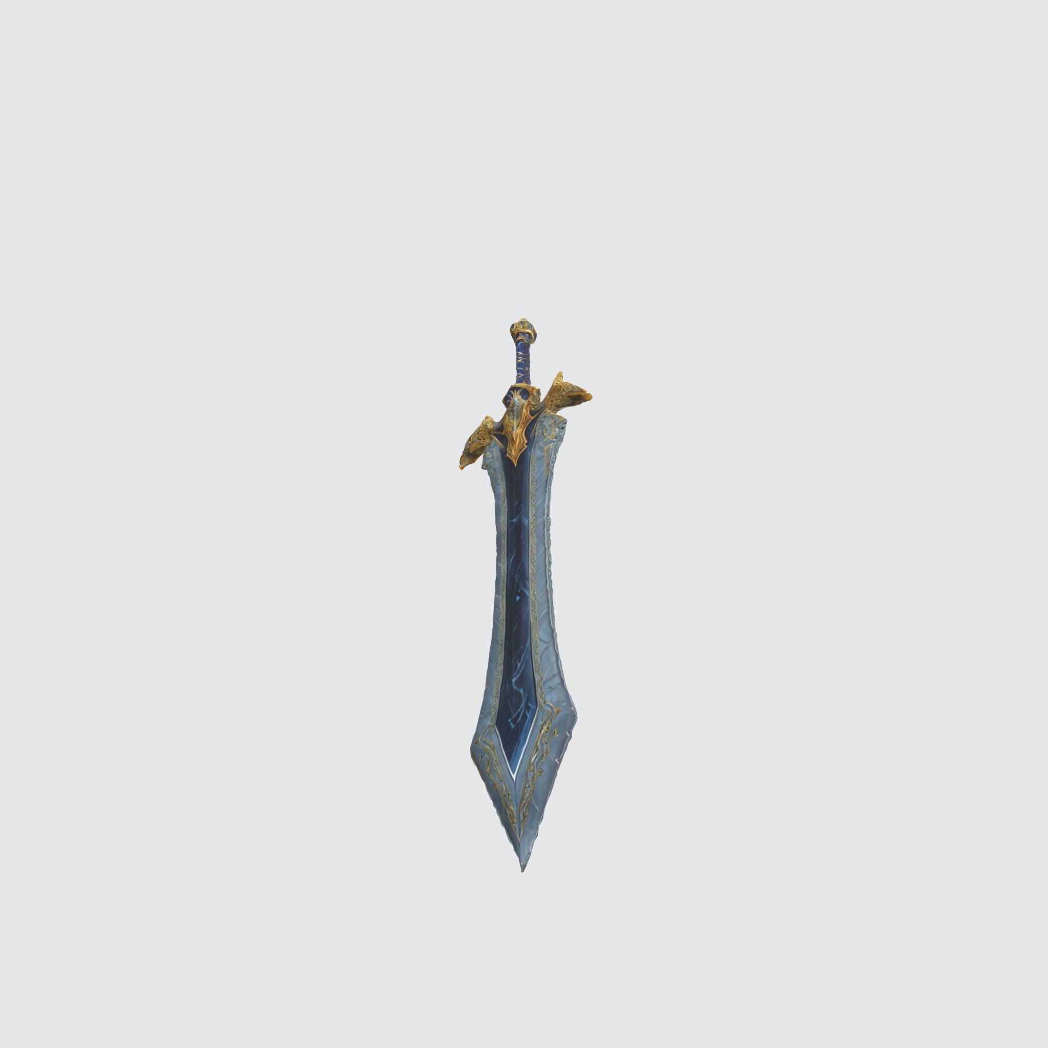 A medieval-style sword 3D model_4
