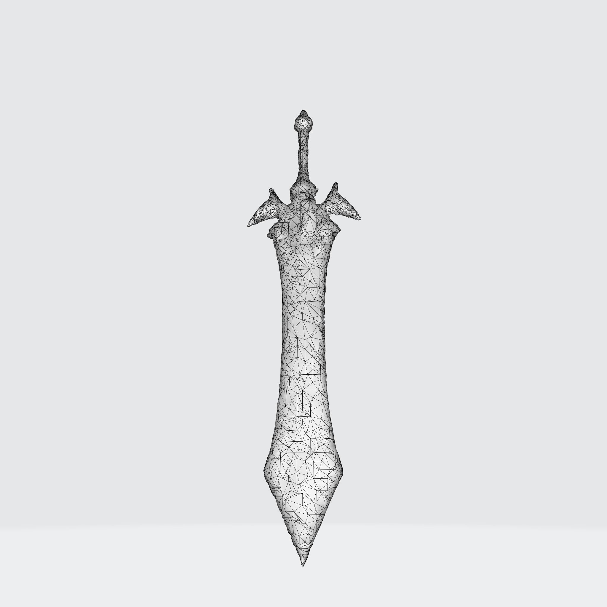 A medieval-style sword 3D model_5