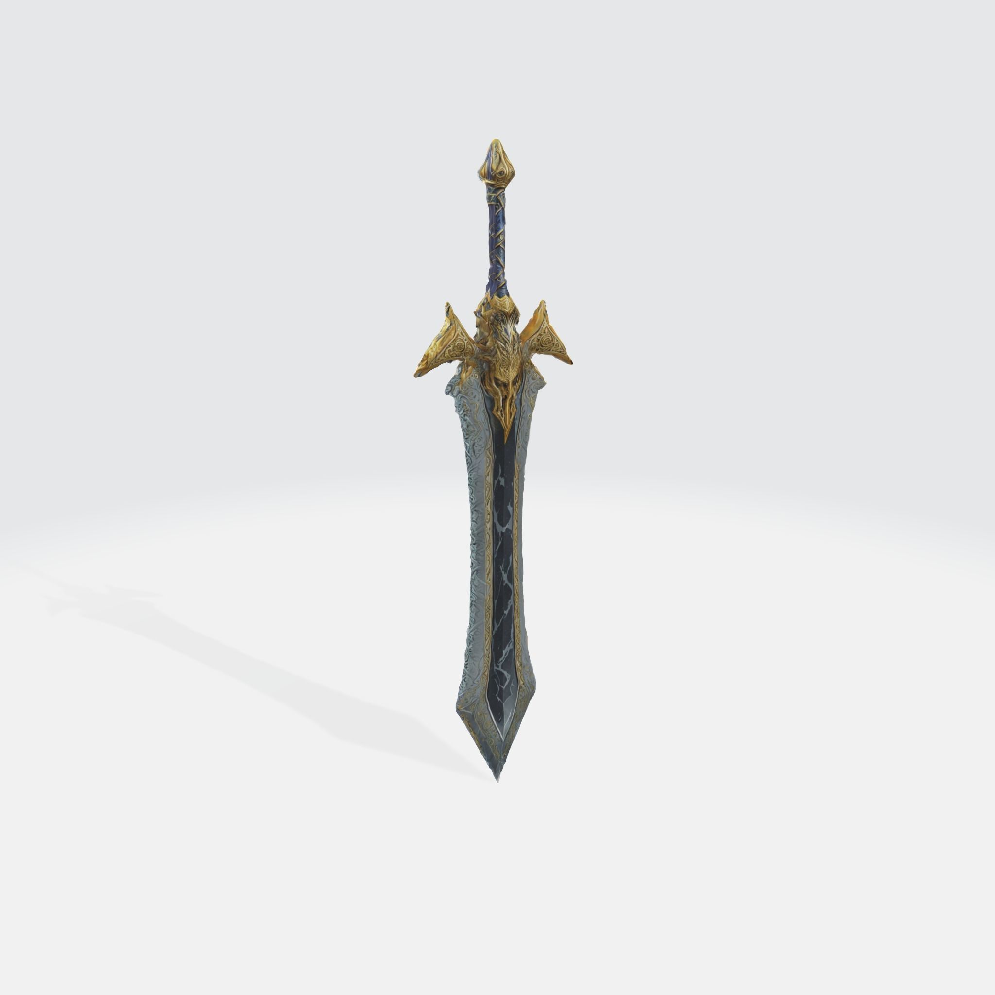 A medieval-style sword 3D model_2