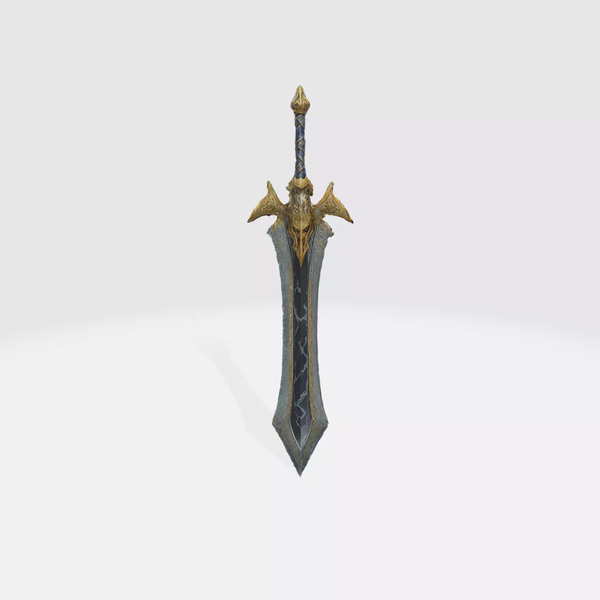 A medieval-style sword 3D model_0