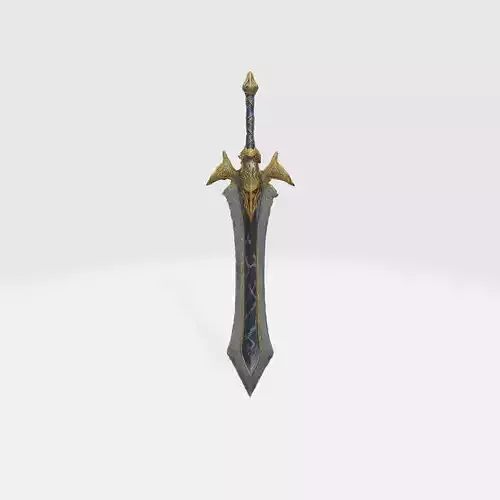 A medieval-style sword