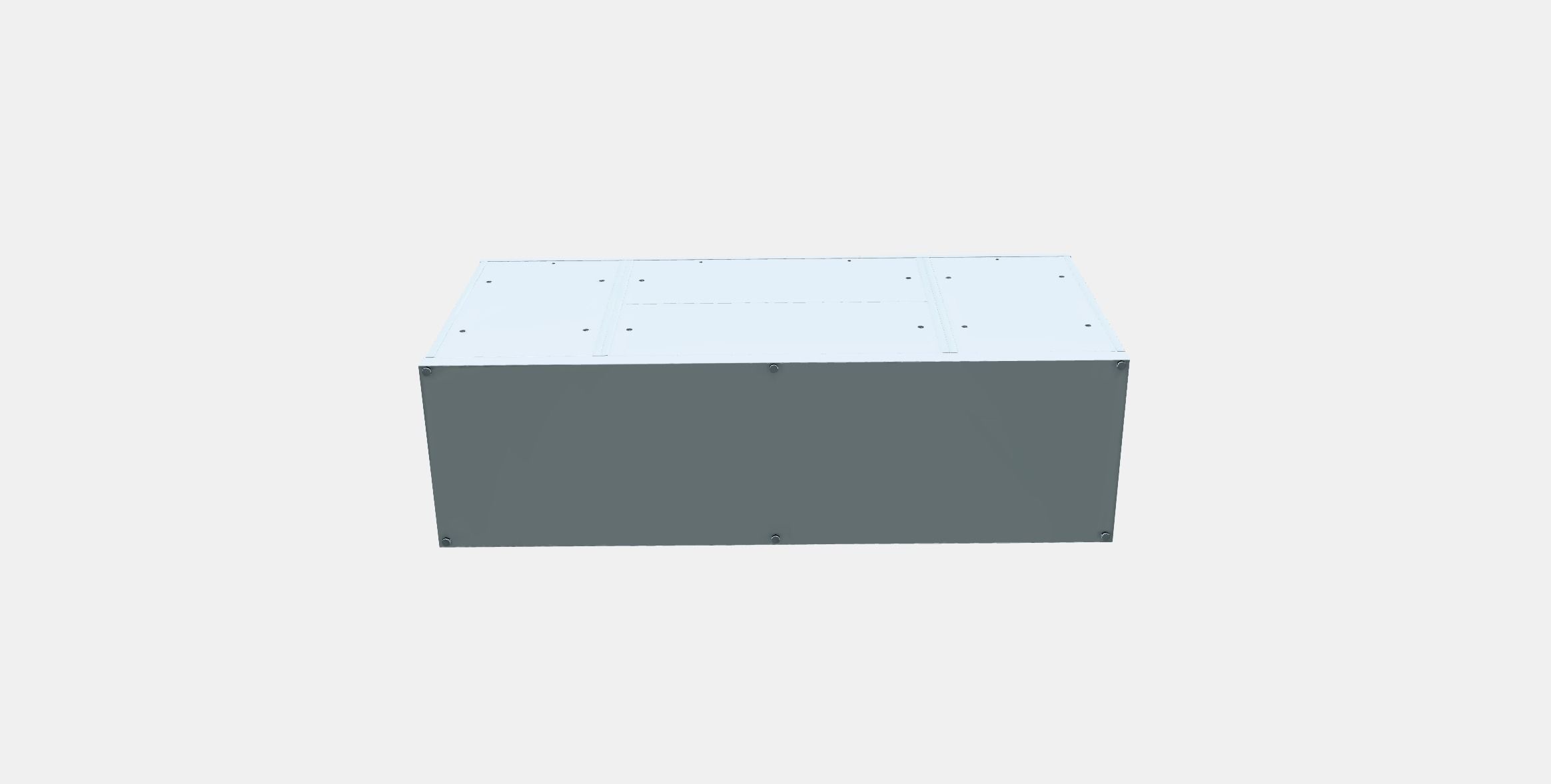 NORDLI Chest of 9 drawers Low-poly 3D model_7