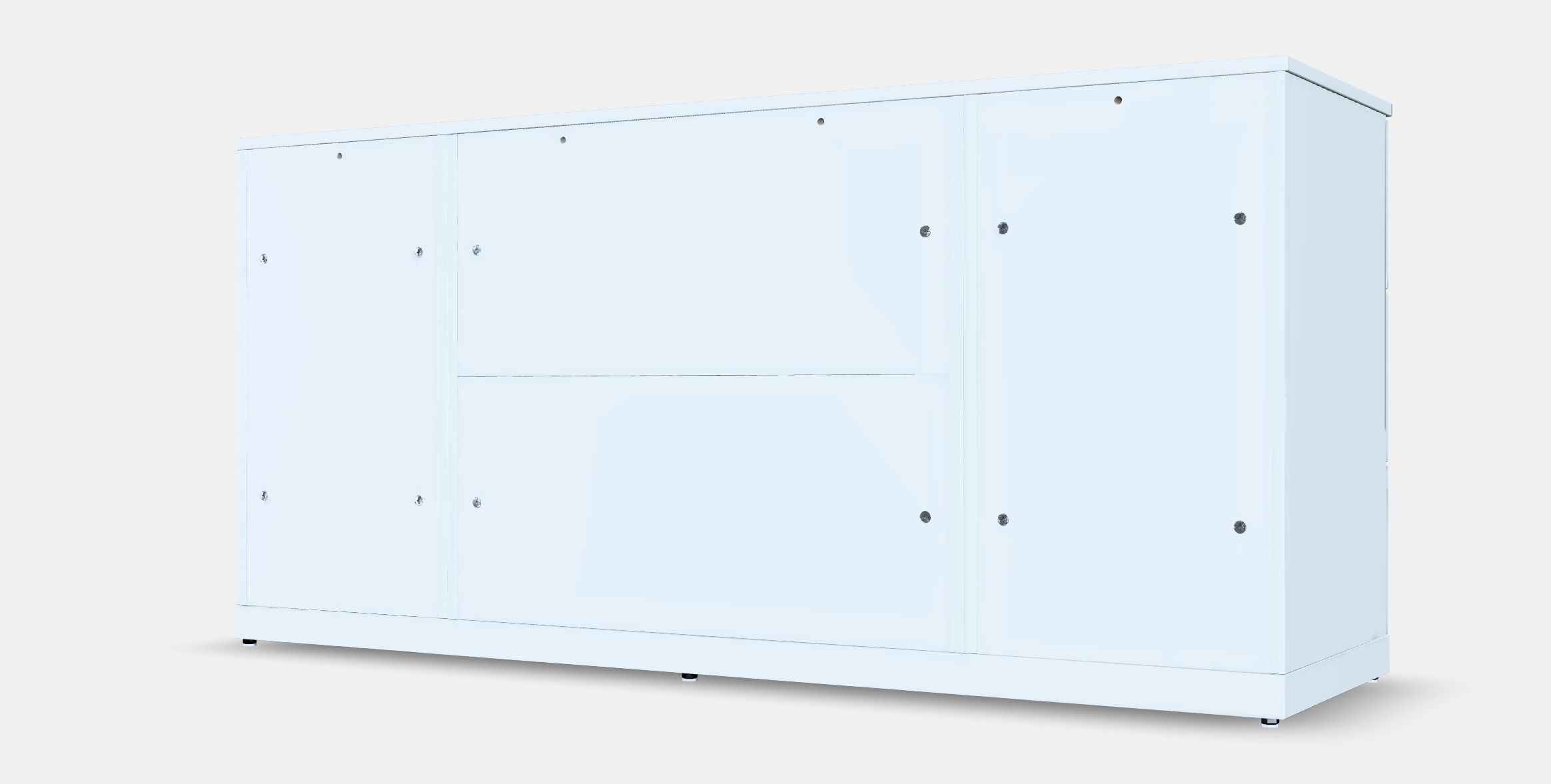 NORDLI Chest of 9 drawers Low-poly 3D model_6