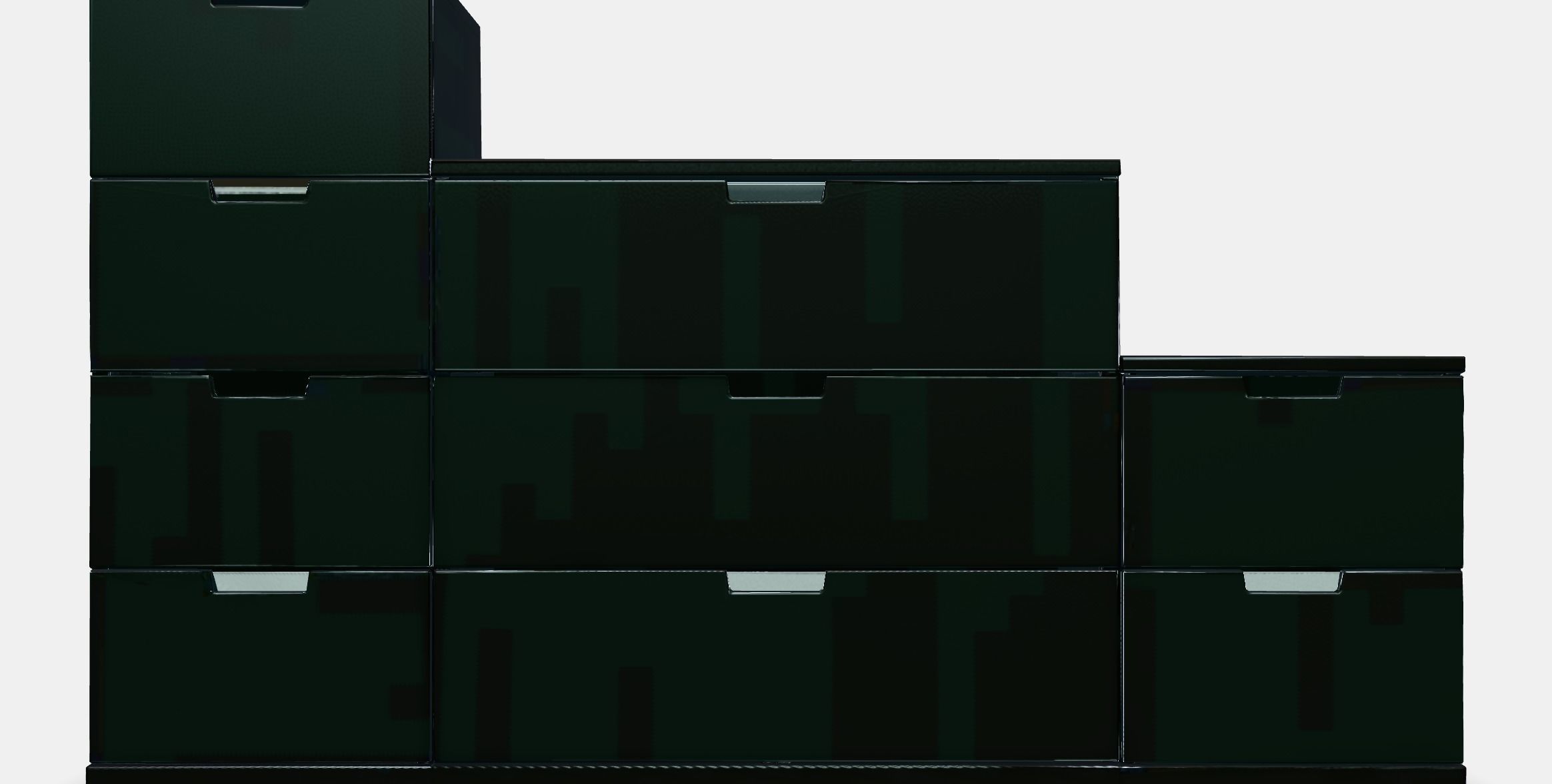 NORDLI Chest of 9 drawers 1 Low-poly 3D model_11