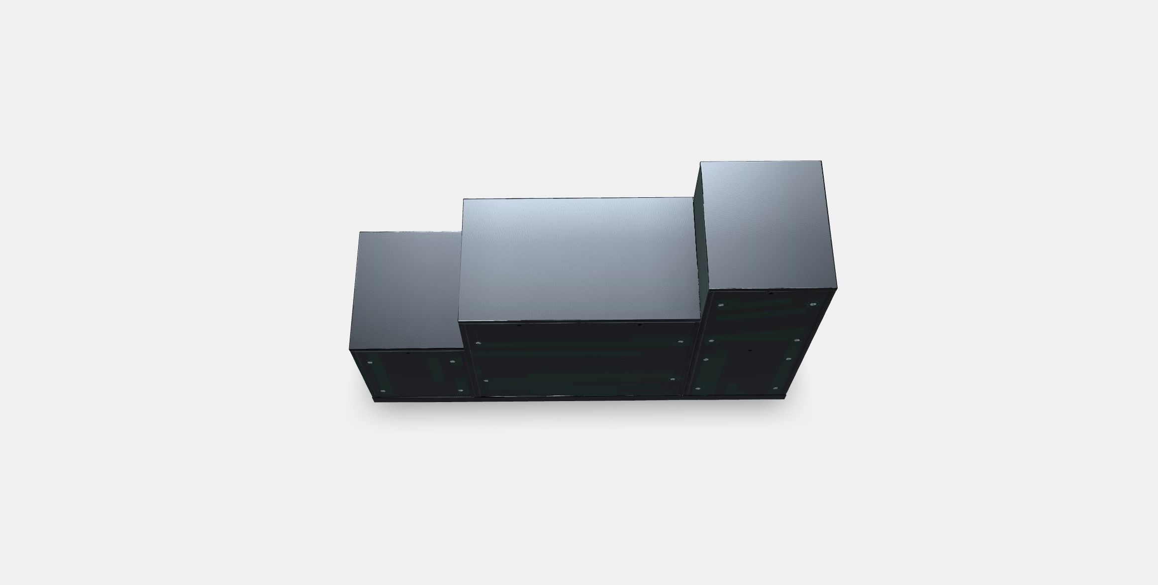 NORDLI Chest of 9 drawers 1 Low-poly 3D model_2