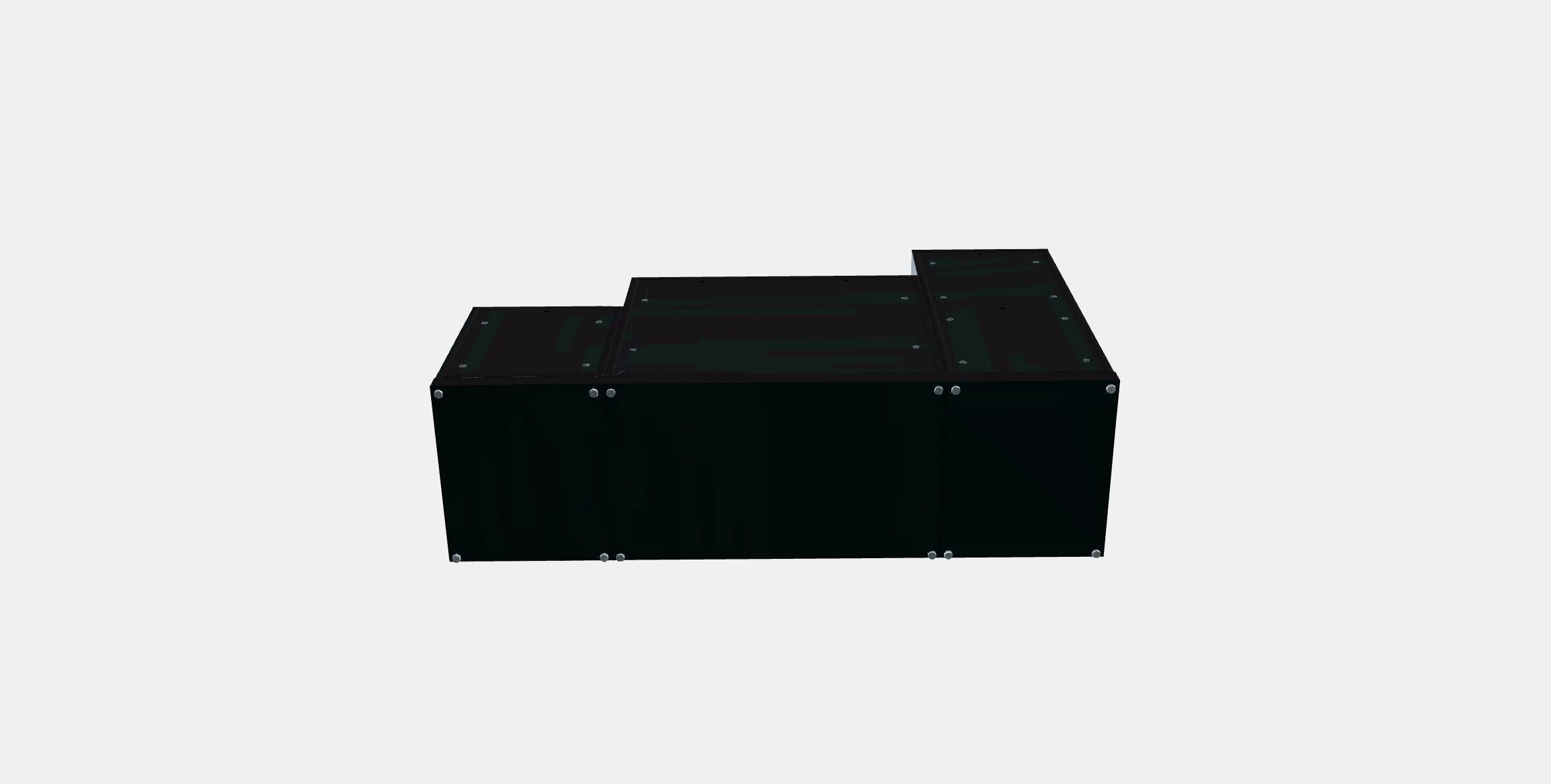 NORDLI Chest of 9 drawers 1 Low-poly 3D model_6