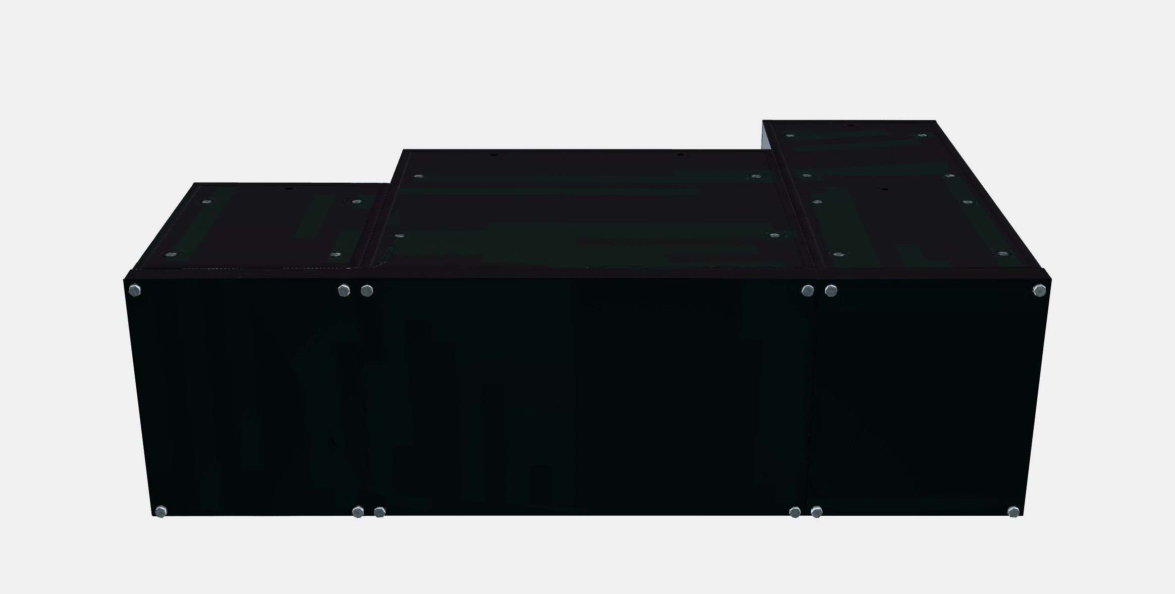 NORDLI Chest of 9 drawers 1 Low-poly 3D model_8